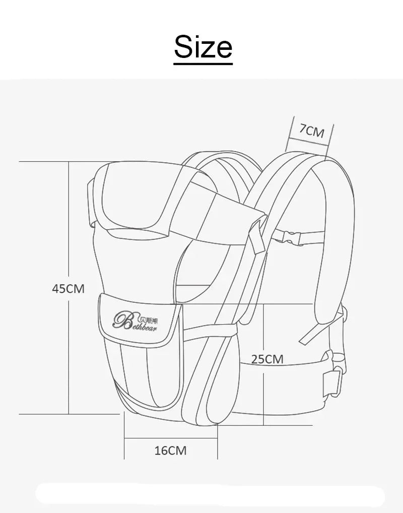 Baby Sling Carrier, 4-1